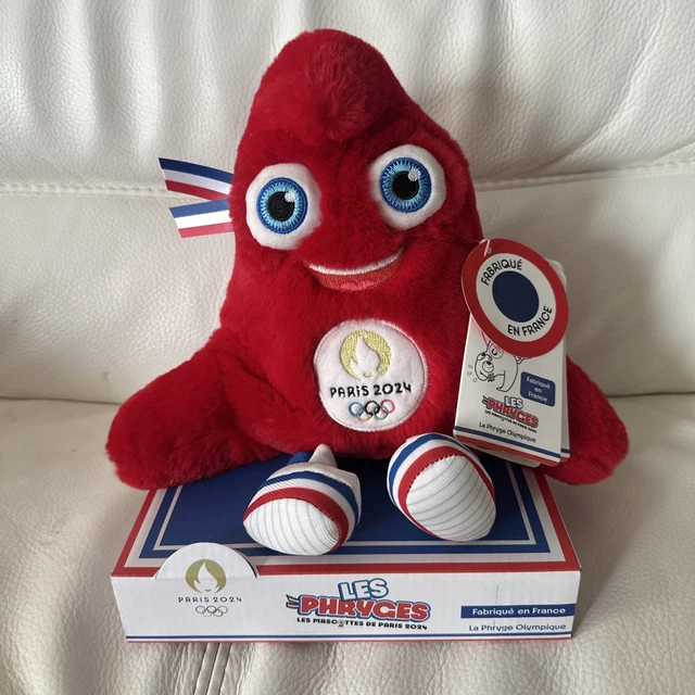 Peluche Les Phryges JO Paris 2024 – Mascotte Officielle 50 Cm Fabriquée En France