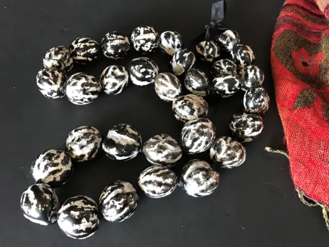 Old Chinese Seed Necklace  …beautiful accent piece 2