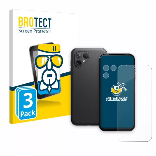 3x Flexible Protection Ecran Verre Film Protecteur pour Fairphone 5