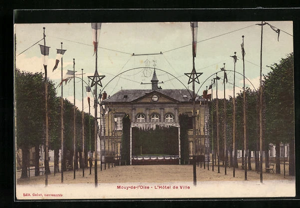 CPA Mouy, L´Hotel de Ville