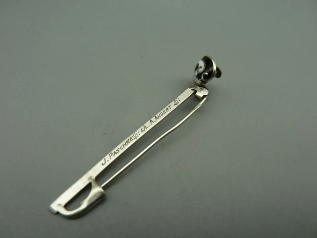 JK66 Studentika Degen Corps Borussia Berlin Mensur Schläger 800 Silber Emaille 11