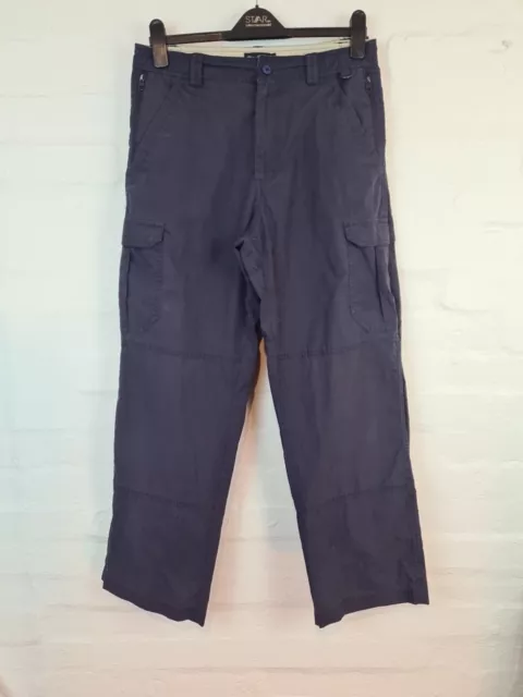 Peter Storm Walking Hiking Cargo  trousers Zip pockets  W30" L28" Blue X 2 Pairs