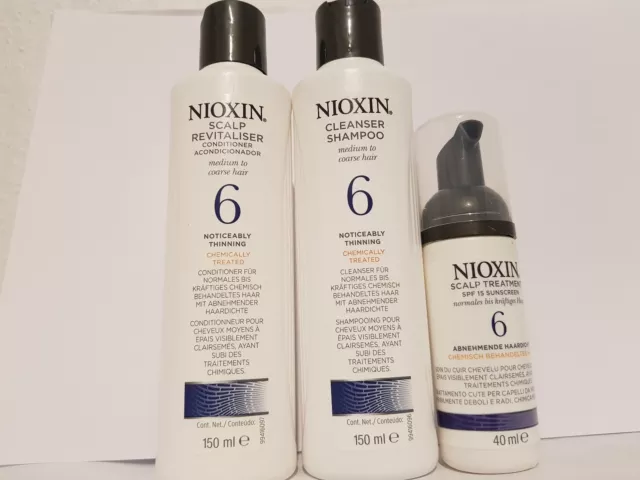 NIOXIN System 6 Starter Kit 2 x 150 ml + 40 ml = 340 ml) Set)