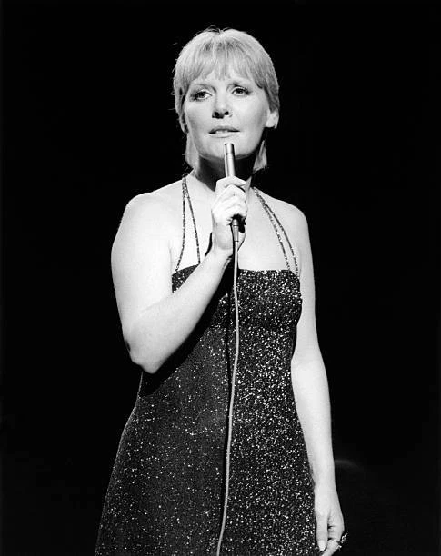 English Singer And Actress Petula Clark On A Television Show Old Music Photo 1