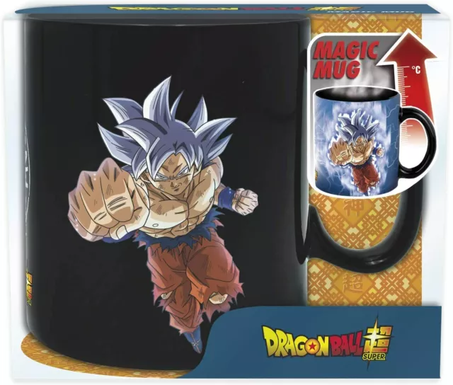 OFFICIAL DRAGONBALL SUPER GOKU vs JIREN HEAT CHANGING MAGIC COFFEE MUG CUP NEW 3