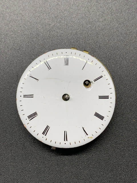 Mécanisme De Montre à Gousset Vintage - Ancien Mouvement Horloger - Pièce D'occasion