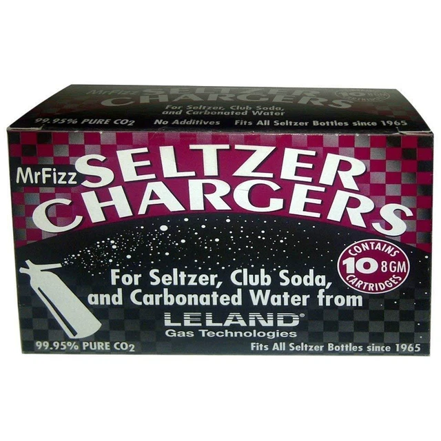 Soda Chargers Seltzer Chargers Co2, 40 Count