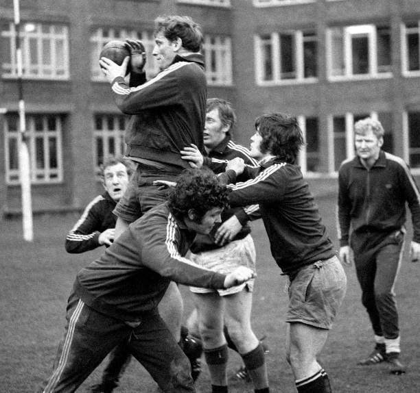 IRELANDS CAPTAIN WILLIE John Mcbride Who Sets A World Record Of 56 1974