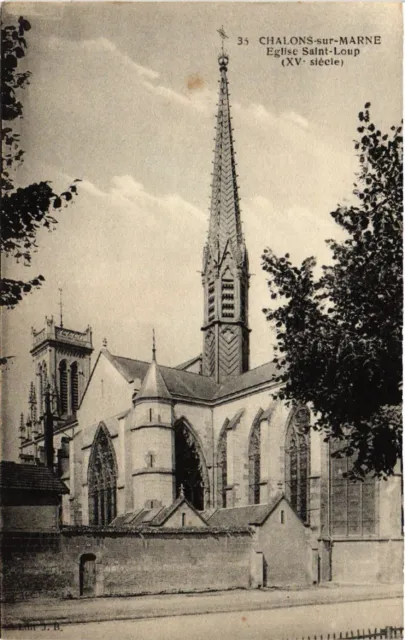 CPA AK CHALONS-sur-MARNE Church of St-LOUP (491631)