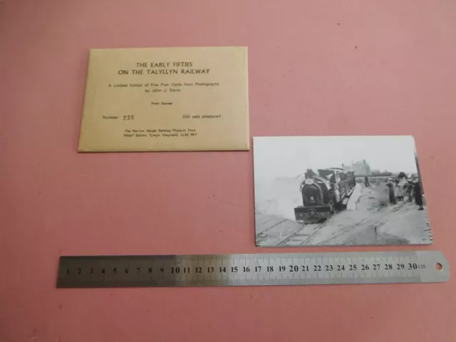 The Early Fifties On The Talyllyn Railway. Limited Edition Set of 5 Postcards