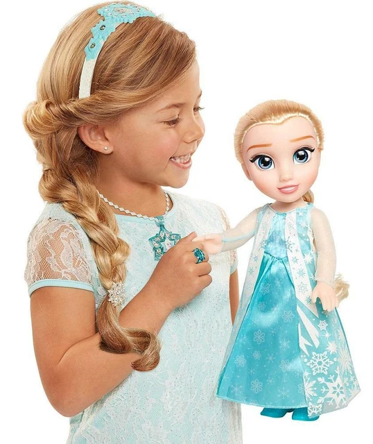 DISNEY FROZEN DRESS UP WITH PRINCESS ELSA DOLL & ACCESSORIES SET FOR