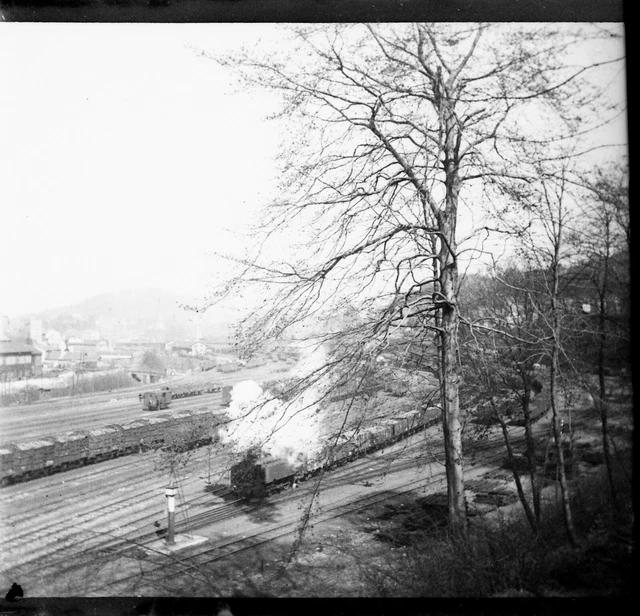 LONGWY 1909 - Négatif Verre - La Gare des Marchandises - 1247