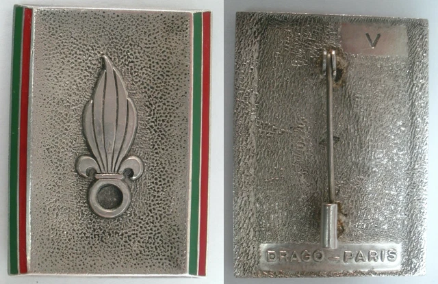 Insigne Original Légion Étrangère - 4° REI / 2° CP Compagnie Portée - Algérie 1960