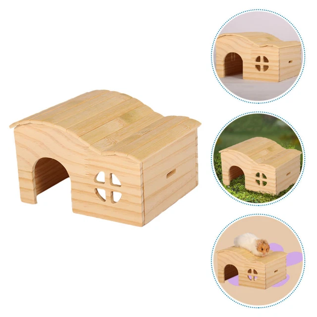 Haushalt Holz Hamster Hideout Hamster Holz Kabine Für Käfig Spielen Kleine Tiere