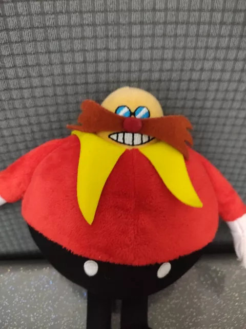 SONIC THE HEDGEHOG DR. EGGMAN 8" INCH SOFT PLUSH TOY JAKKS PACIFIC Robotnic 2