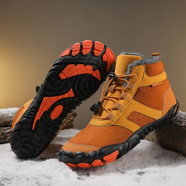 WINTER SNOW BOOTS Anti Slip HighTop Booties Trail Running Shoes for