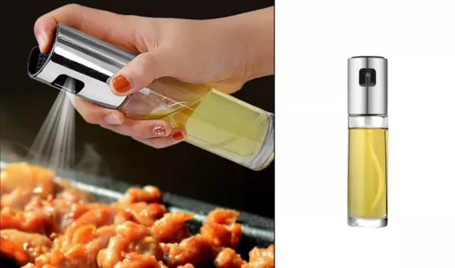 Acheter Pour récipients de cuisson, accessoires BBQ nébuliseur distributeur  d'huile bouteille de pulvérisation d'huile pulvérisateur d'huile d'olive