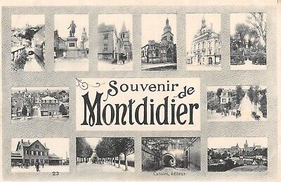 Cpa 80 Souvenir De Montdidier