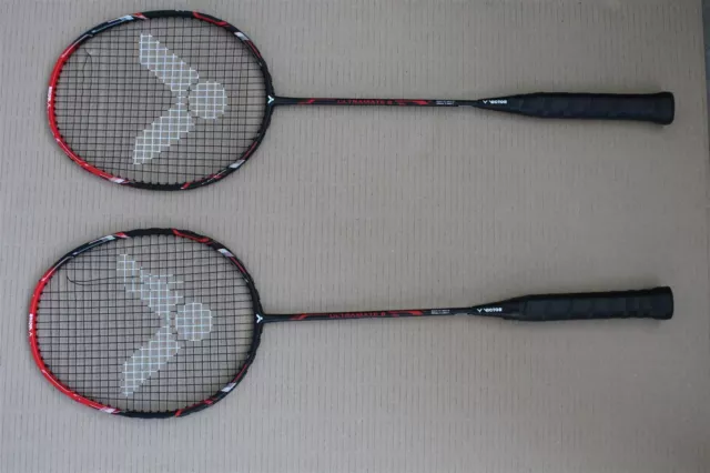 Victor Badminton Set Ultramate 6 rot (276) | Badminton Schläger Set