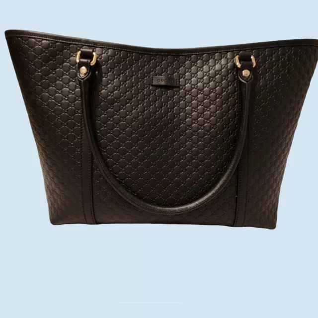 Gucci Microguccissima Black Leather Medium Tote, NWOT Gucci Microguccissima Black Leather Medium Tote, NWOT