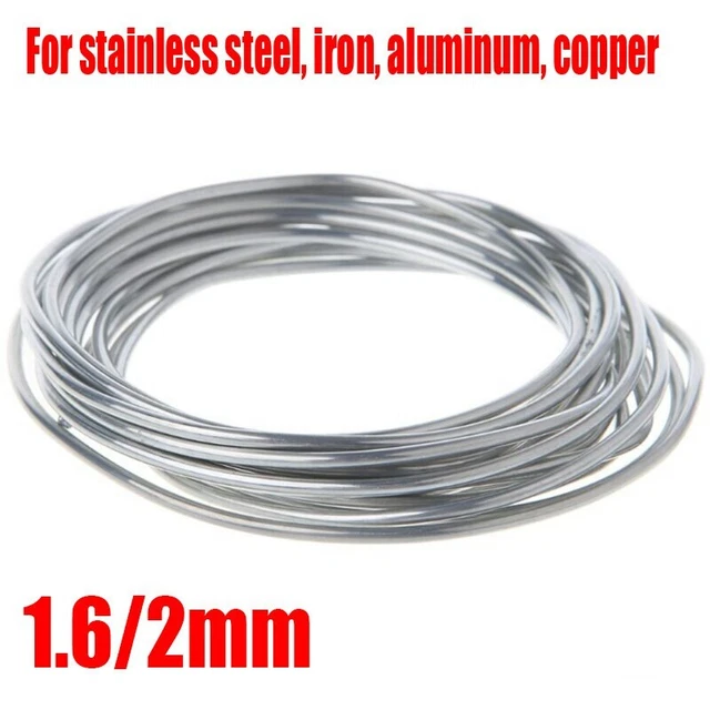 1 pz asta di saldatura 1,6 mm/2 mm accessori parti acciaio rame alluminio resistente