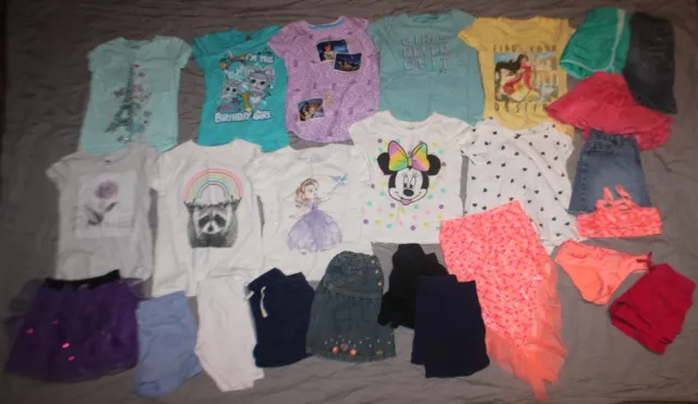 Girls Spring summer clothes lot size 6 6X  6-7 clothes 25 pc