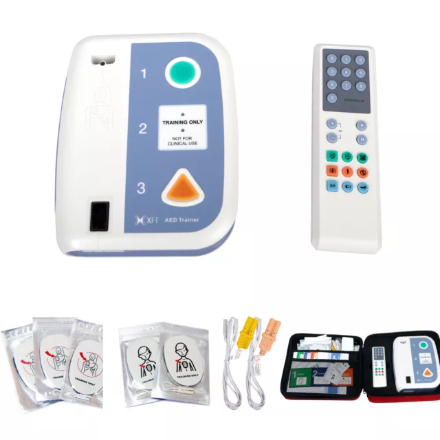 XFT AED Trainer XFT-120C+ First Aid Training Machine Practice Device Teaching CE