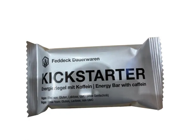 6x barrette caffè Kick Starter, 65 g, vegane