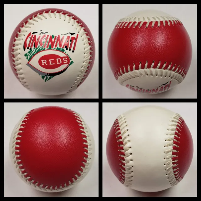 Vintage 1990's Cincinnati Reds 2-Toned Screened Baseball MLB Authentic Stitched