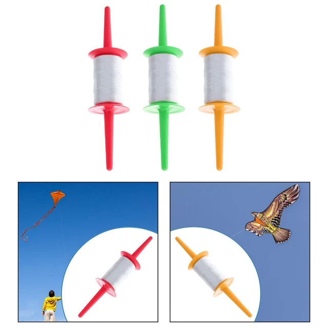 Enrouleur De Cerf-volant 22 Cm Avec Ligne 365 M - Pour Enfants Et Adultes - Verrouillage Sécurité - Facile à Utiliser - 9