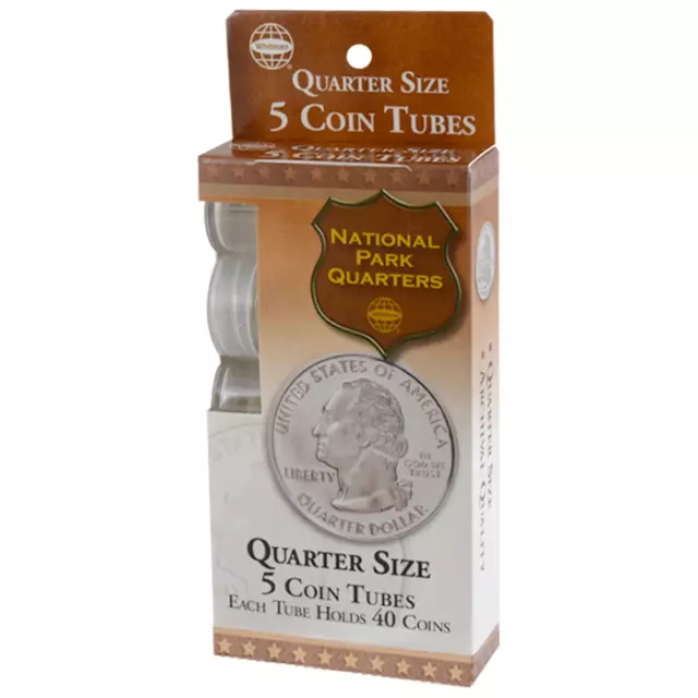 Plastic Quarter Tubes 5Pk