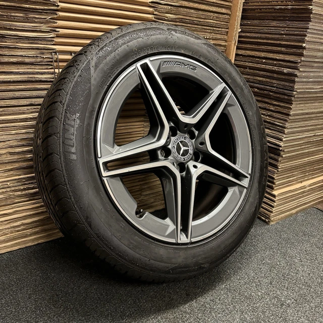 MERCEDES-BENZ GLC AMG Line 19 Inch Diamond Cut Grey Alloy Wheels £575. ...