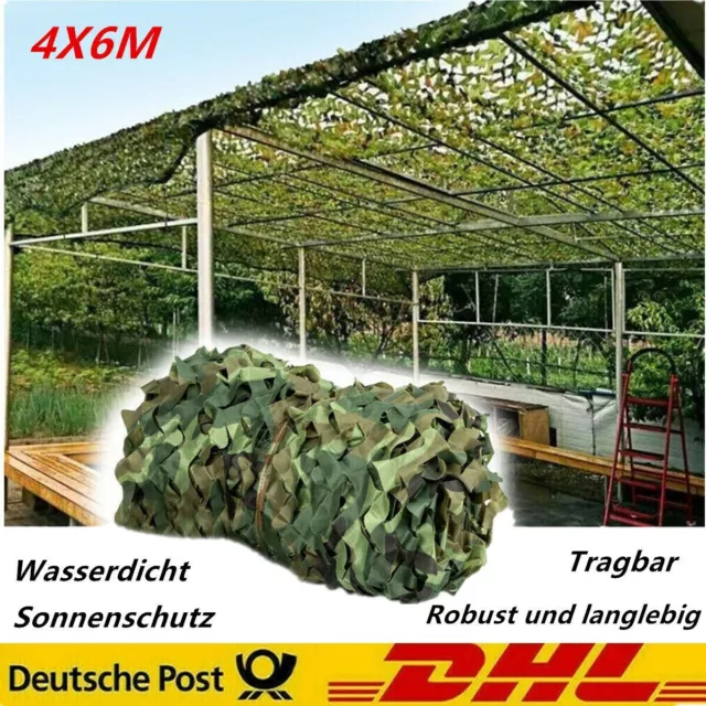 4x6M Military Camouflage NET Jagd Tarnnetz Armee Army-Tarnung Camo Hunter,Army~