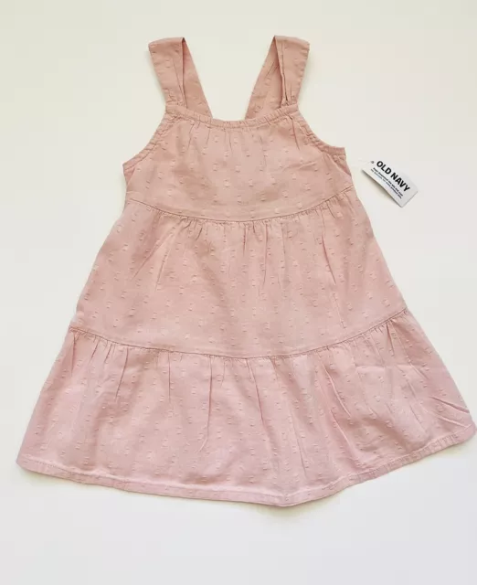 New Old Navy Toddler Girl Dress 2T Summer Sleeveless Sun Dress Pink Cute