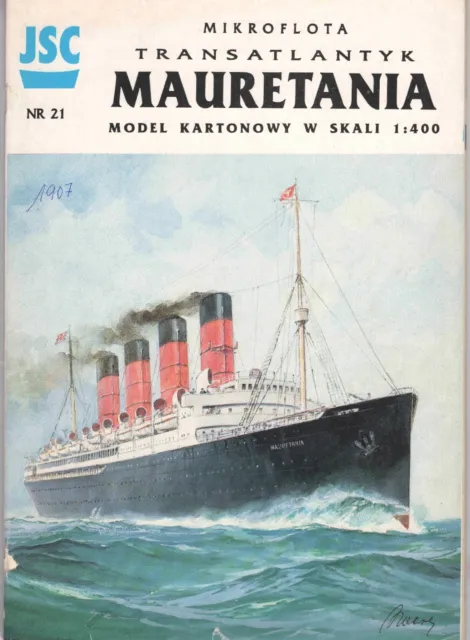 JSC Nr. 21 - Transatlantik Liner Mauretania , 1:400