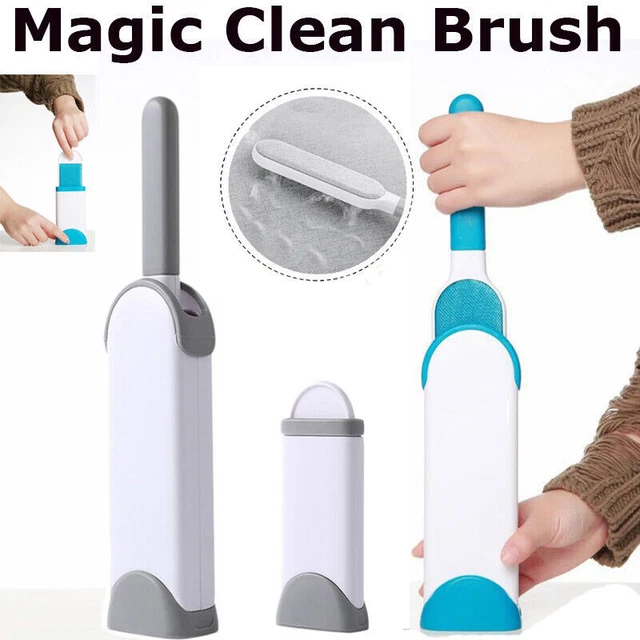 Reusable Pet Dog Cat Hair Remover Sofa Clothes Lint Cleaning Brush Fur Wizard US
