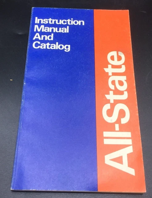 1975 All-State instruction Manual and Catalog- Chemetron Welding