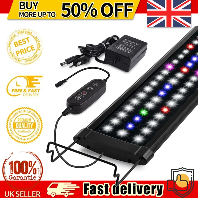 120cm Aquarium Fish Tank LED Light Over-Head Full Spectrum Plant Lighting Lamp
