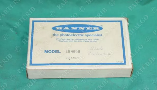 Banner, LR400H, Photoélectrique Capteur Interrupteur Émetteur Photoswitch Neuf