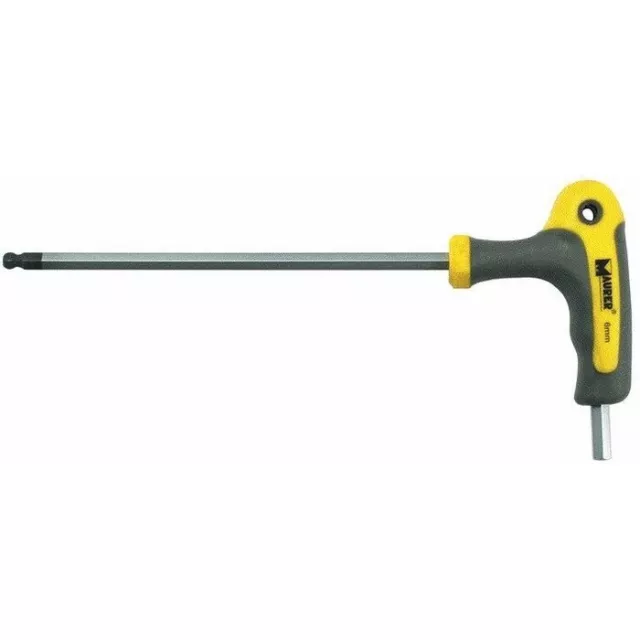 Chiave Maschio Esagonale a T 6 mm Lunghezza: 210 mm Maurer Plus