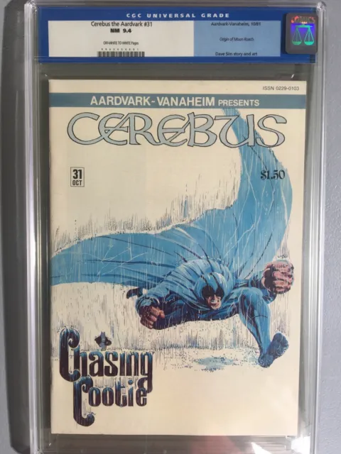 Cerebus the Aardvark #22, Origin of Moon Roach, Classic DAVE SIM, CGC, 9.4