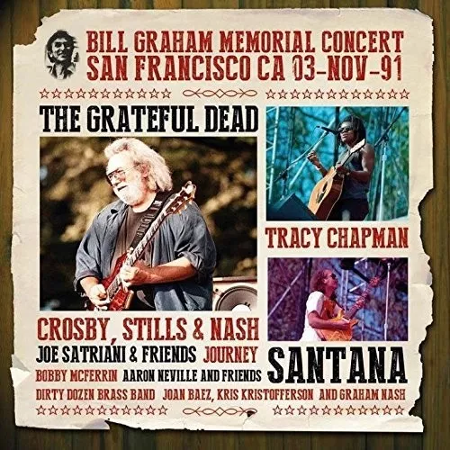 Bill Graham Memorial Concert (Santana,Journey,The Grateful Dead,...) 5 Cd Neu