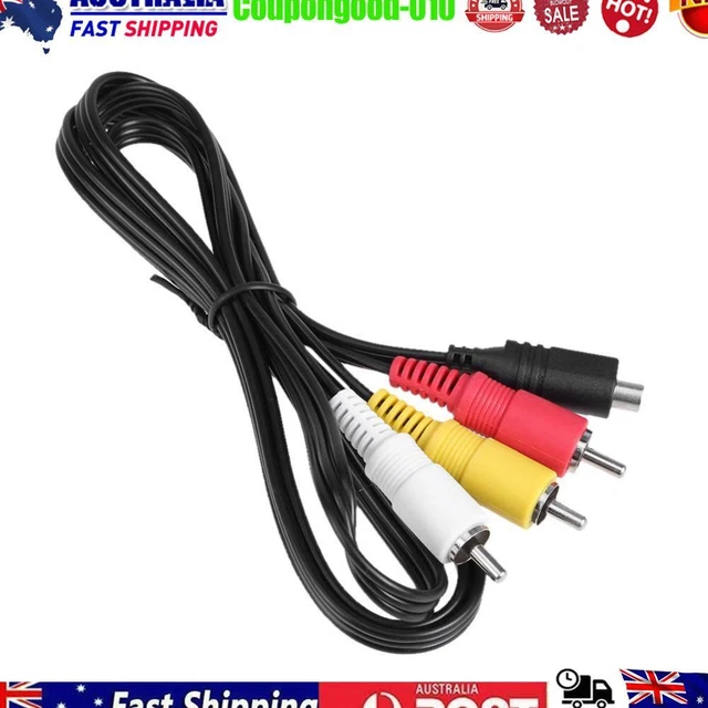1.2m VMC-15FS A/V RCA to 10Pin Port Adapter Cable for Camera