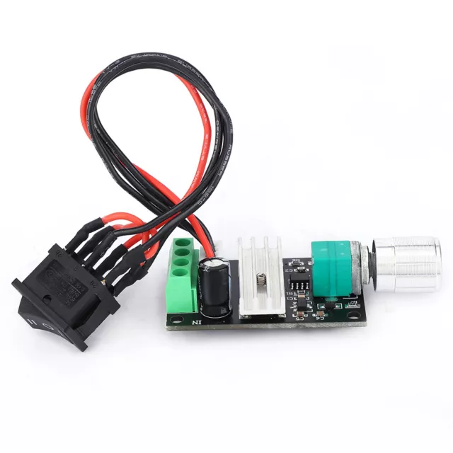 DC Motor Controller 6-28V PWM Motor Variable Speed Controller CW CCW Switch HOM