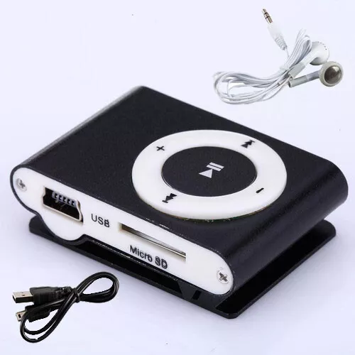 Portable Digital MP3 Player Micro SD TF USB Clip On MP3 Music Media Player Mini