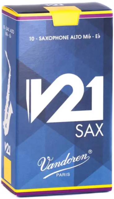 Vandoren V21 Alto Sax, Boîte De 10 - Force 3.5
