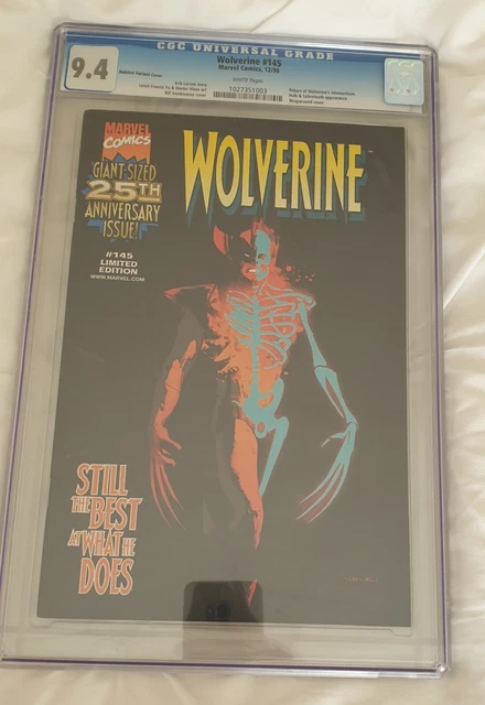 Wolverine #145 Nabisco Variant CGC 9.4 WP