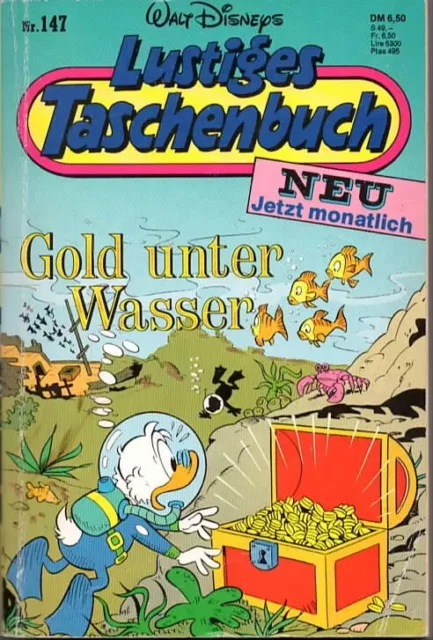 Lustiges Taschenbuch LTB 147 "Gold unter Wasser" 3/1