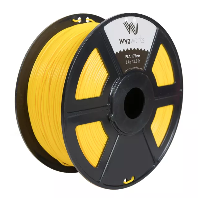 Imprimante 3D WYZwork filament PLA premium 1,75 mm 1 kg/2,2 lb - Jaune