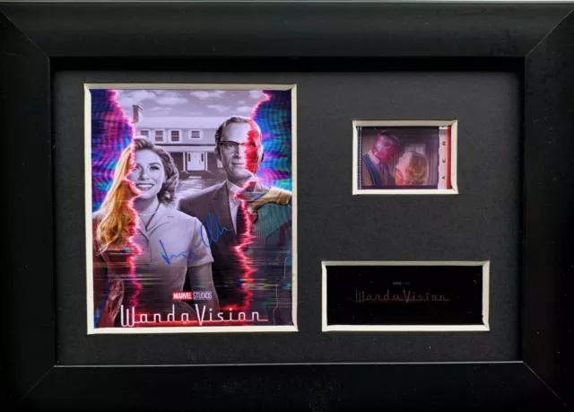 WandaVision S2 35mm Framed Film Cell Display - Cast Signed